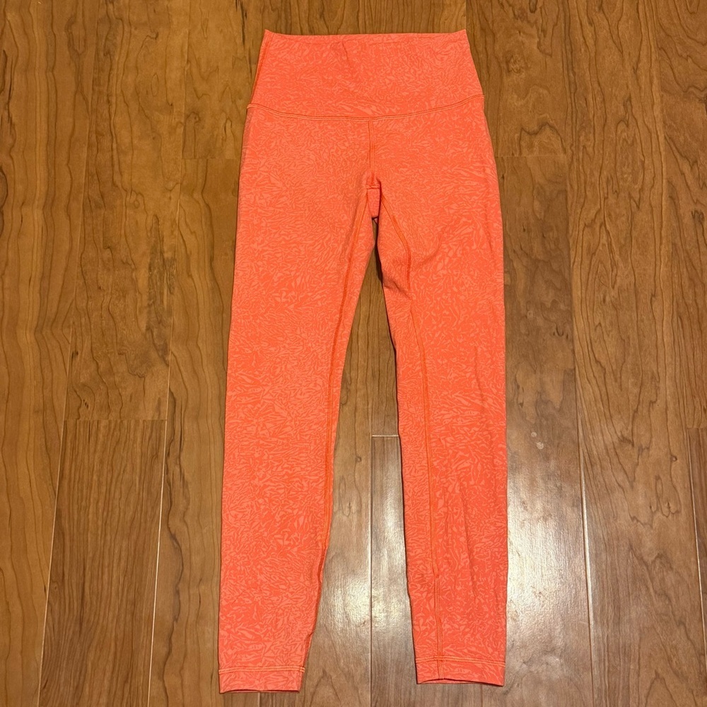 LULULEMON Wunder Train High-Rise Tight 25"
Crunch Warm Coral Orange size 4 - Picture 2 of 6